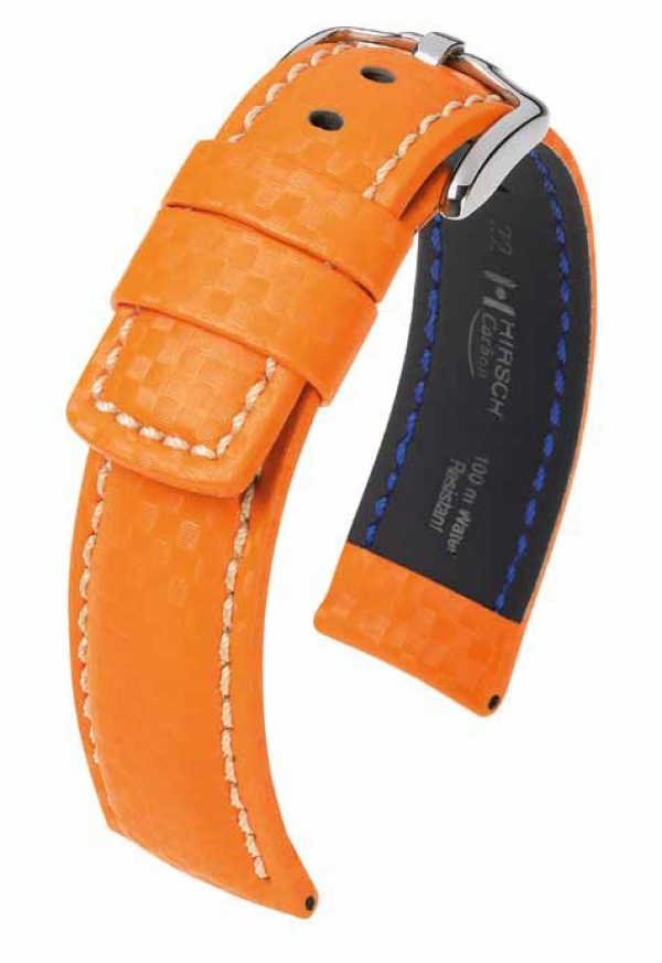 watch strap Hirsch Carbon